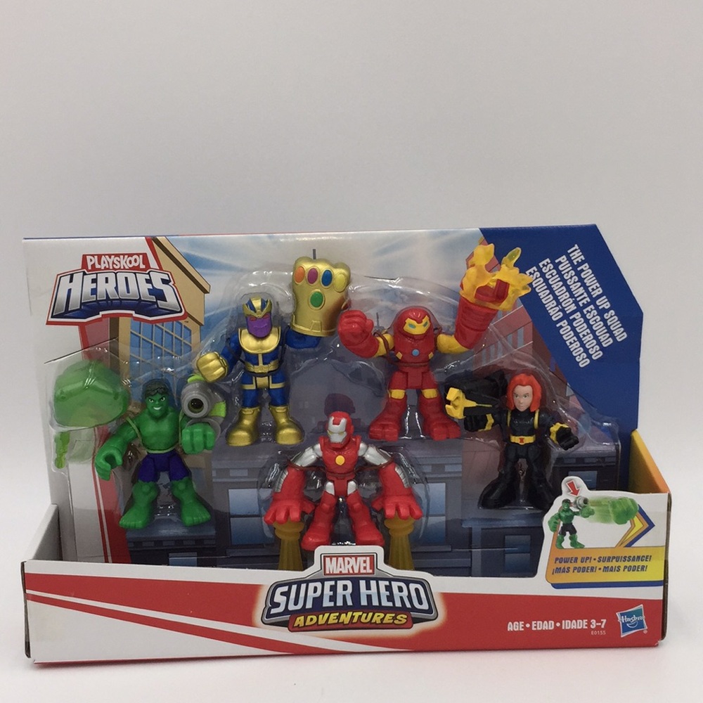 Playskool Heroes Marvel Super Hero Adventures The Power Up Squad New in …